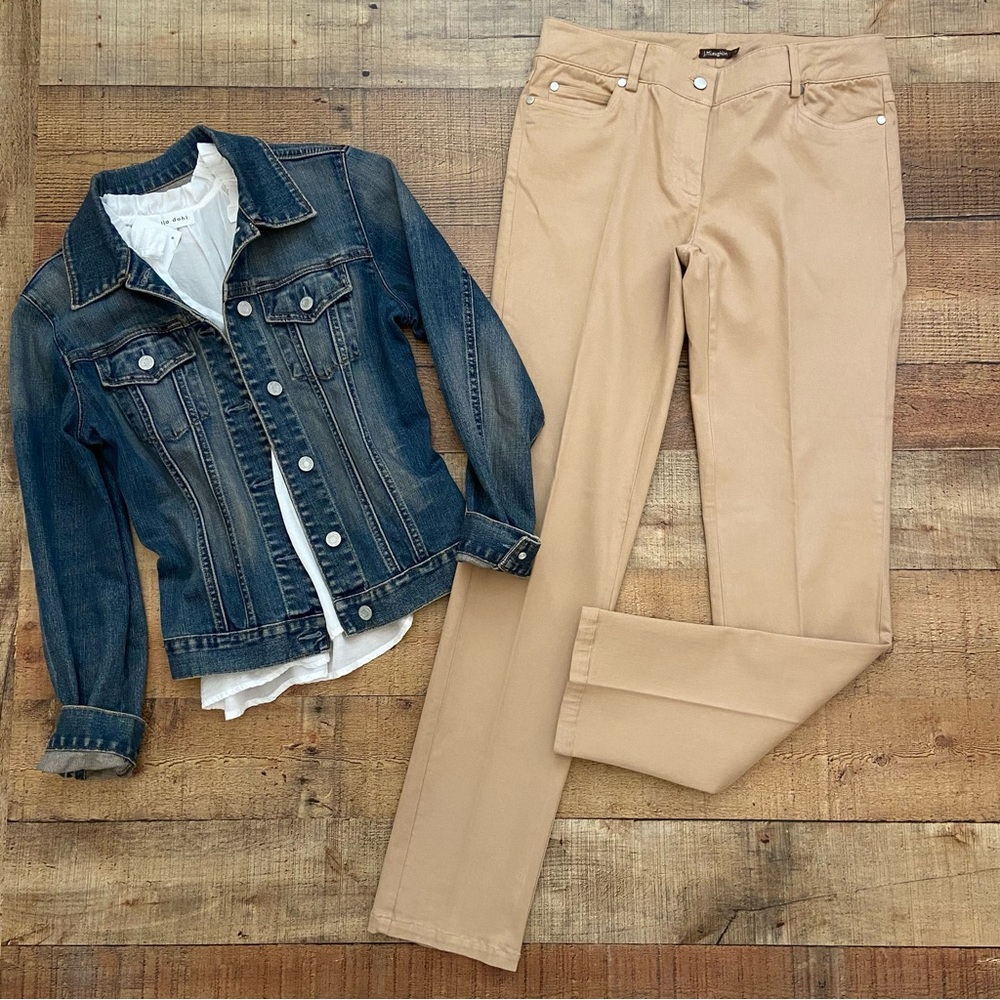 JEANS J McLaughlin Camel Tan Great Stretch + Comfort